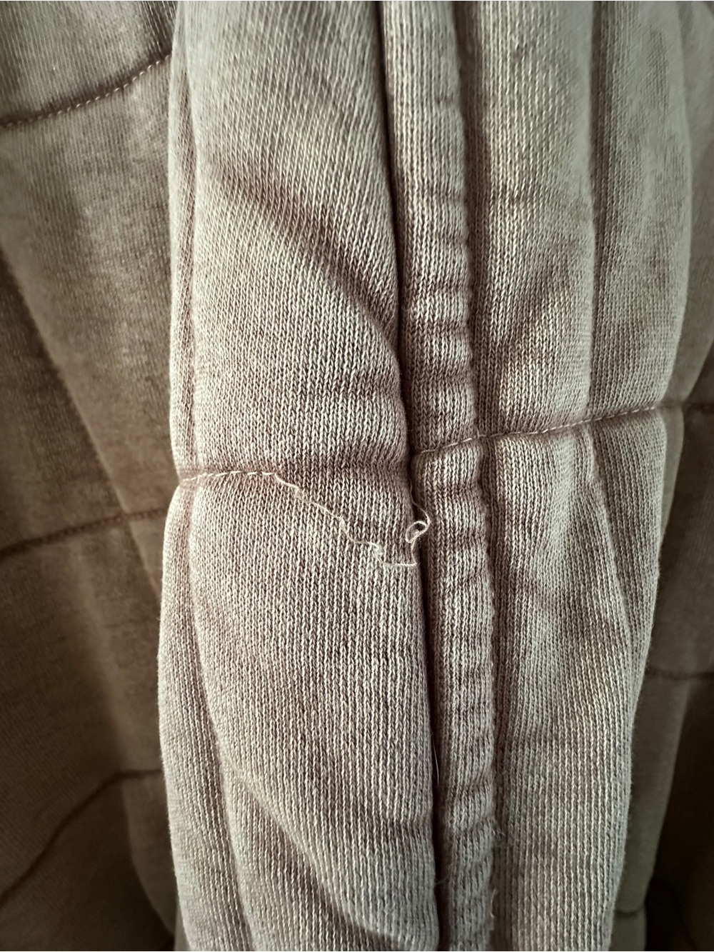 Free people dolman quilted jacket in champagne diamonds (L) - Picture 7 of 7